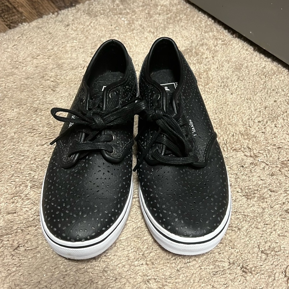Vans Perforated Floral Sneakers *RARE FIND*